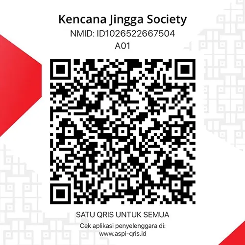 QRIS donation code for KJS Charity